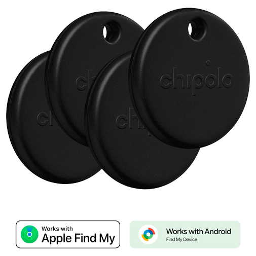 Chipolo POP Zwart - 4-Pack