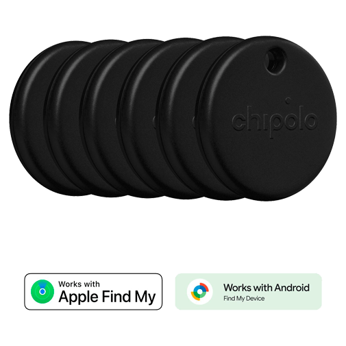 Chipolo POP Zwart - 6-Pack