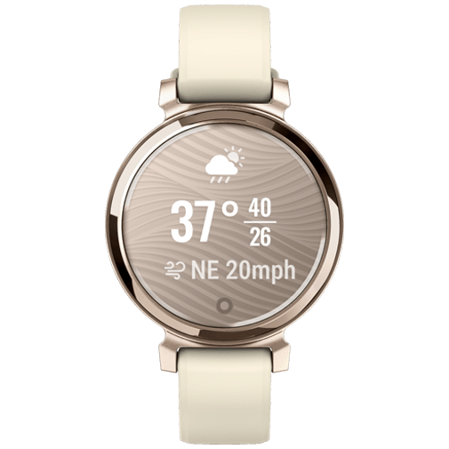 Garmin Lily 2 Goud (Witte Siliconenband)