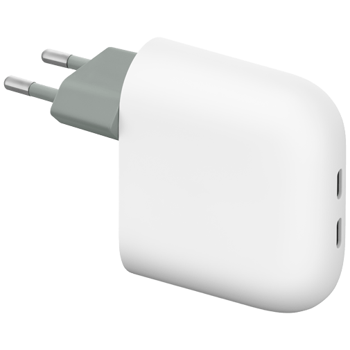 Google Flex 67W Dual USB-C Snellader Wit