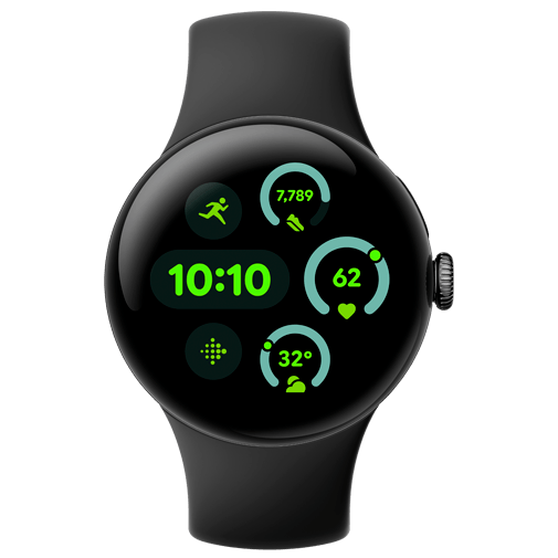 Google Pixel Watch 3 41mm Zwart (Zwarte Band)