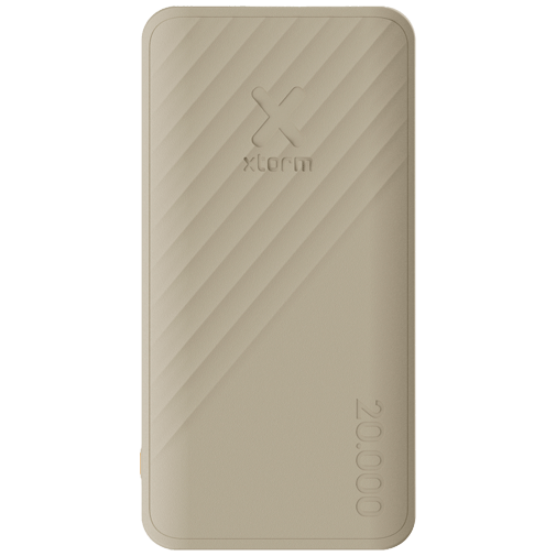 Xtorm Go2 USB-C Snellader Powerbank 20.000mAh Beige